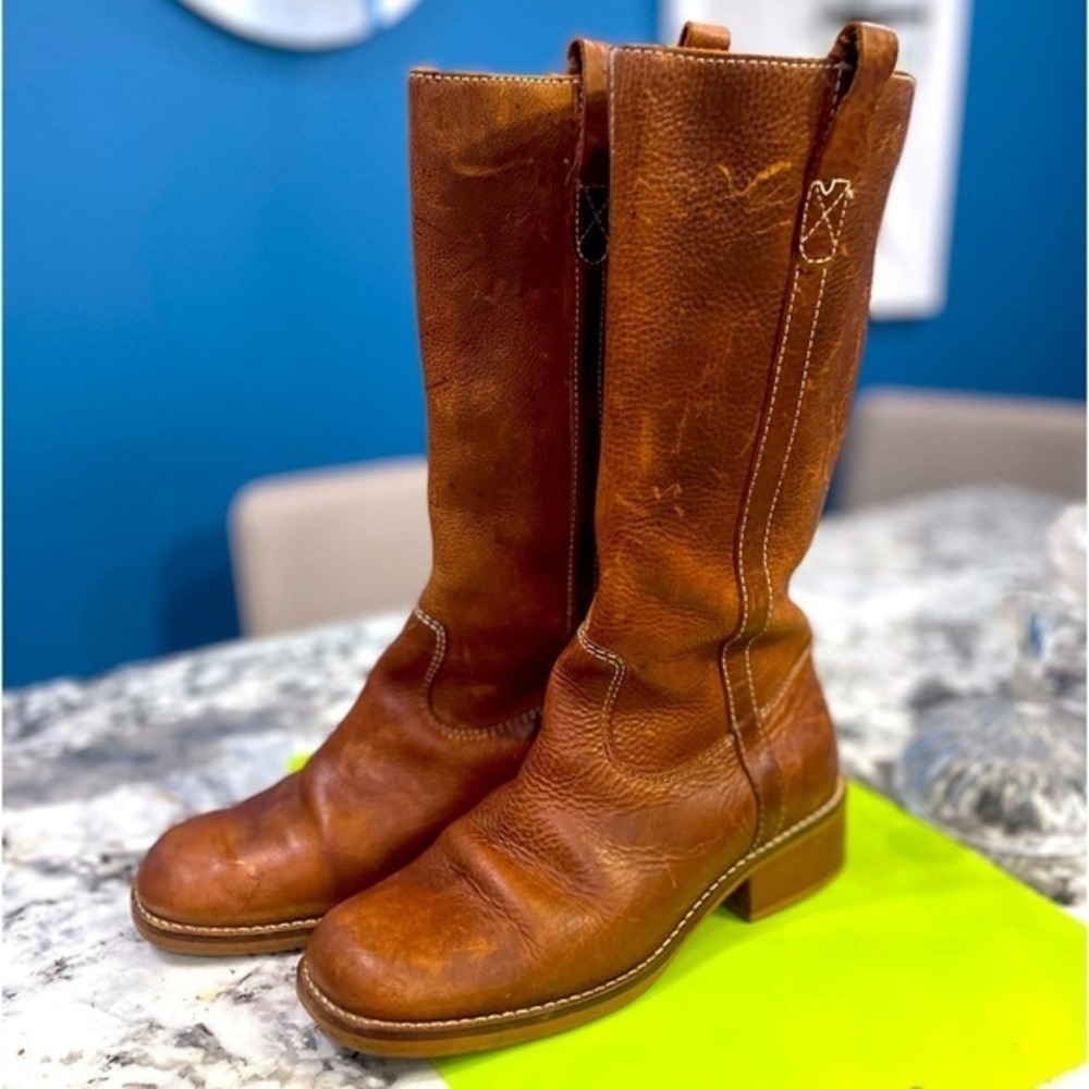 Chocolat 🇧🇷 Leather Boots woman’s size 7.5/8